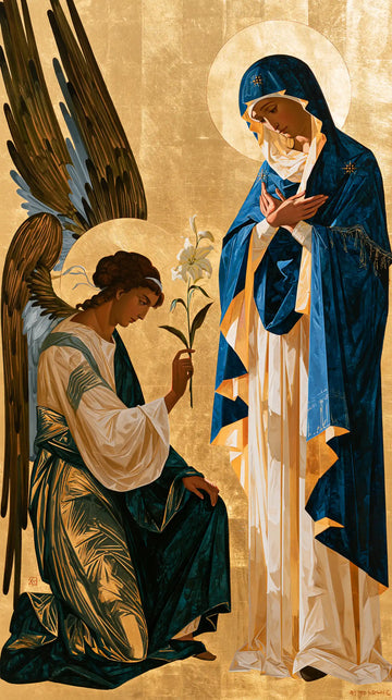 The Annunciation - Contemporary Byzantine · Portrait n° 8