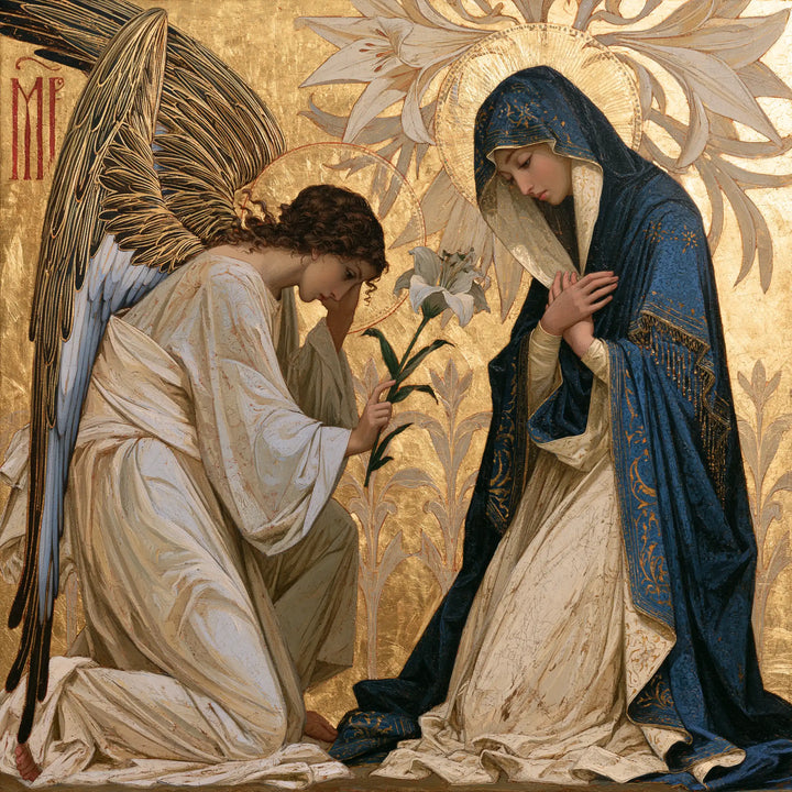 The Annunciation - Contemporary Byzantine · Square n° 9