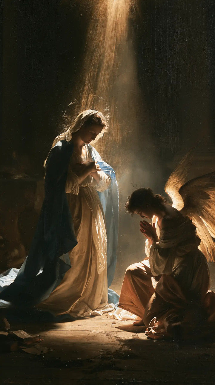 The Annunciation - Divine Light Descending upon Mary · Portrait n° 9