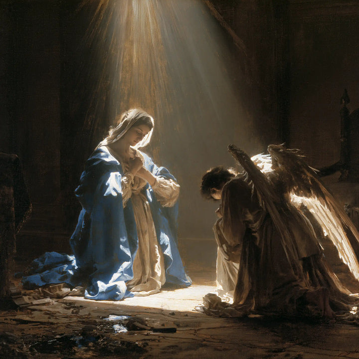 The Annunciation - Divine Light Descending upon Mary · Square n° 1