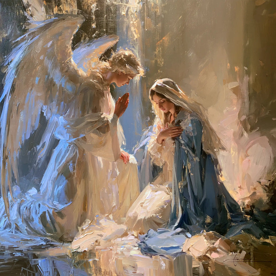 The Annunciation - Impressionist · Square n° 12