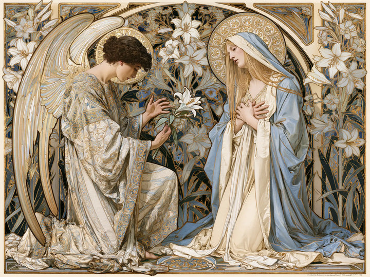 The Annunciation - Sacred Art Nouveau · Landscape n° 6