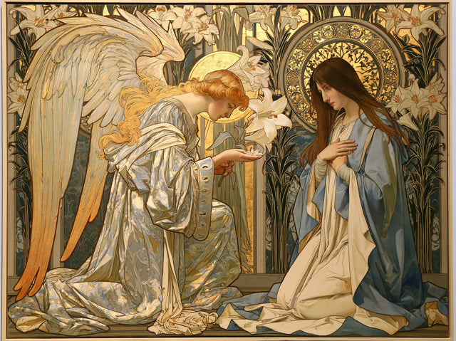 The Annunciation - Sacred Art Nouveau · Landscape n° 8