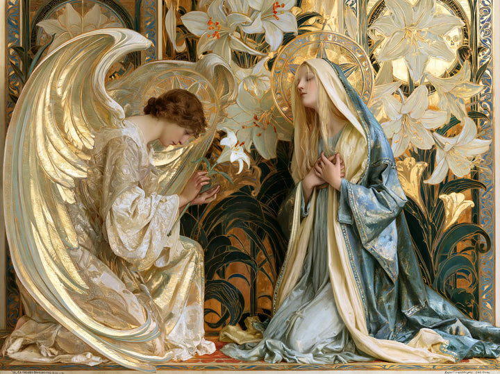 The Annunciation - Sacred Art Nouveau · Landscape n° 11