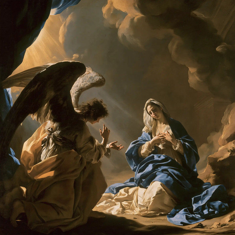 The Annunciation - Theatrical Baroque · Square n° 6