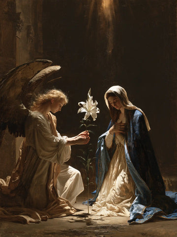 The Annunciation - The White Lily as Symbol · Portrait n° 12