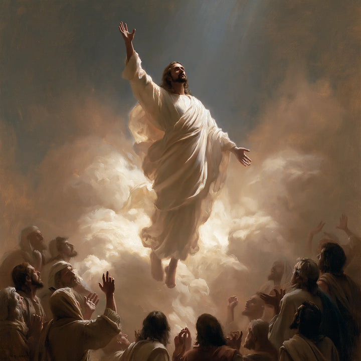 The Ascension of Jesus Christ - Jesus Blessing the Apostles · Square n° 7