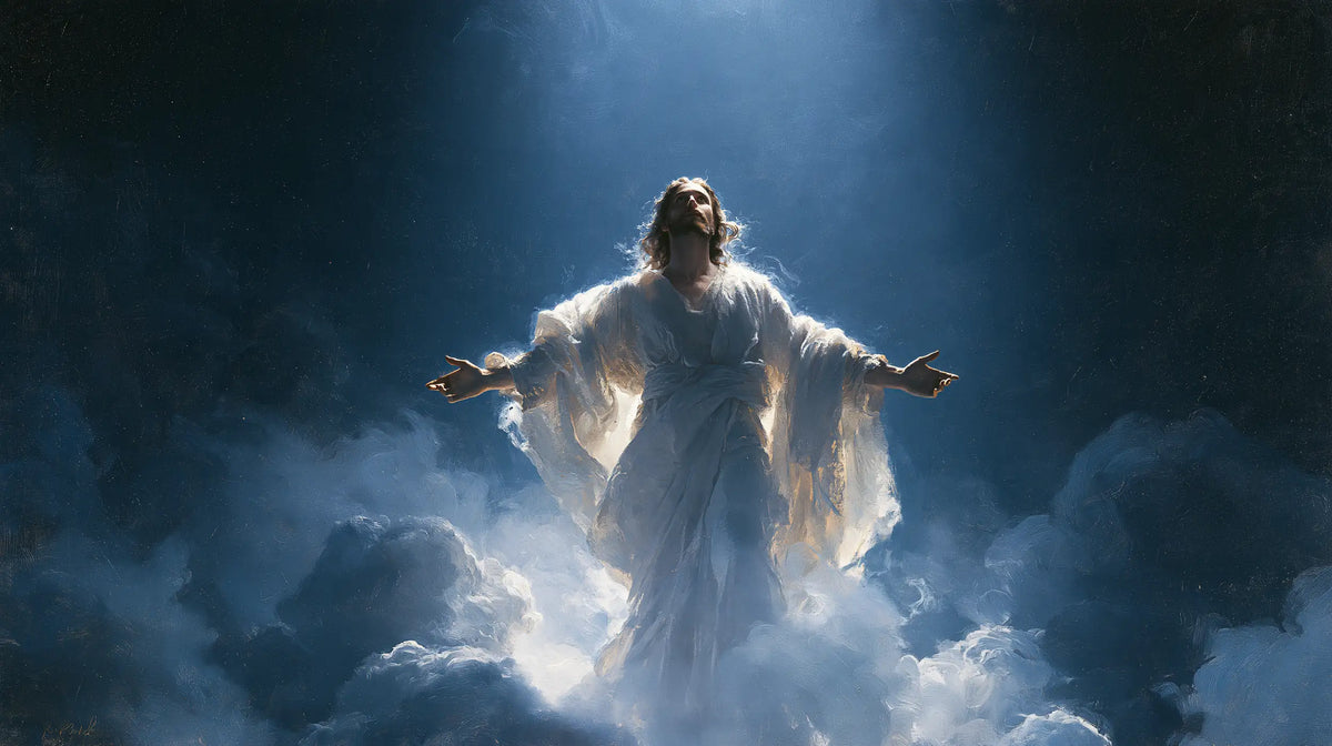 The Ascension of Jesus Christ - Midnight Blue Chiaroscuro · Landscape n° 9