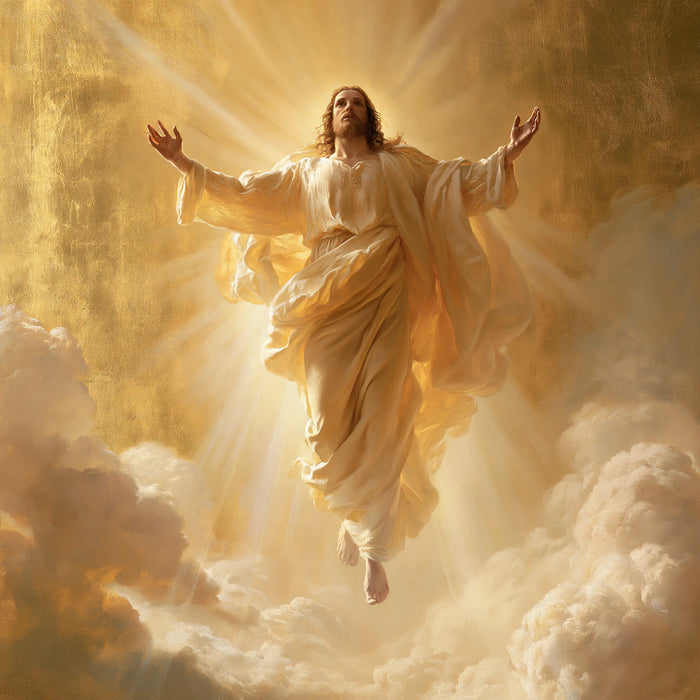 The Ascension of Jesus Christ - Sacred Gold · Square n° 1