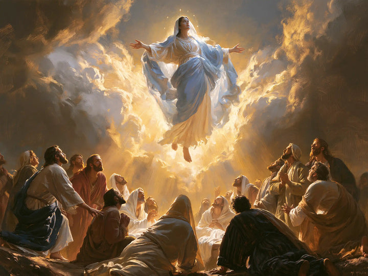 The Assumption of Mary — Azure Borne by Glory