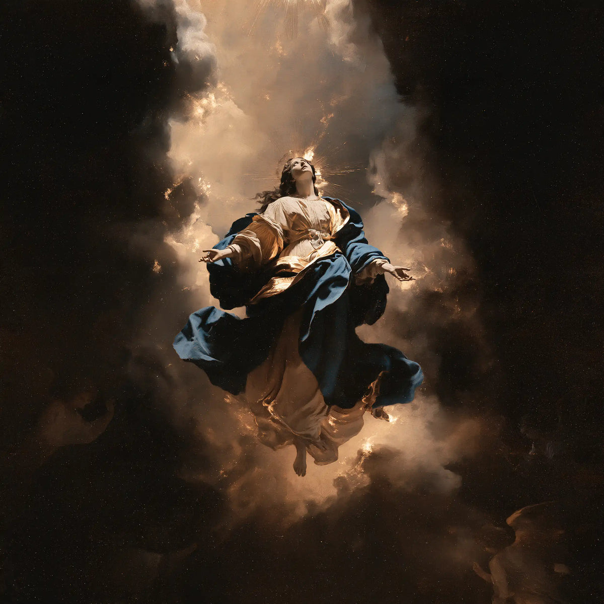The Assumption of Mary — Ascent Through the Furrow of Light