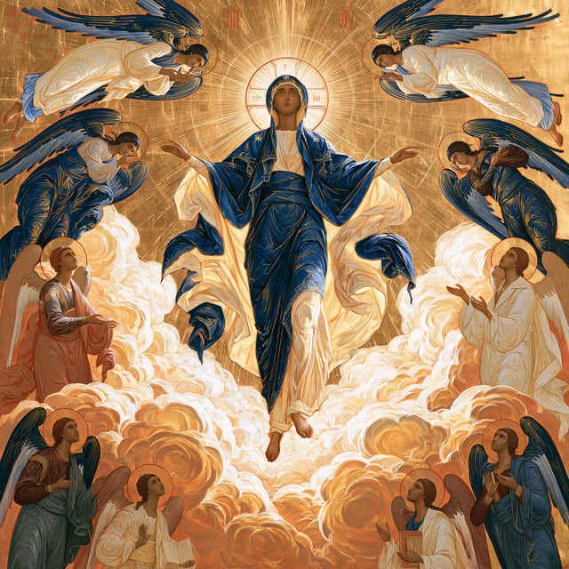 The Assumption of Mary — Glory Above the Gathered Choirs