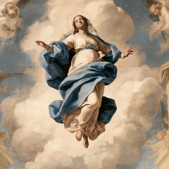 The Assumption of Mary — The Blue Ribbon Across the Pearly Sky