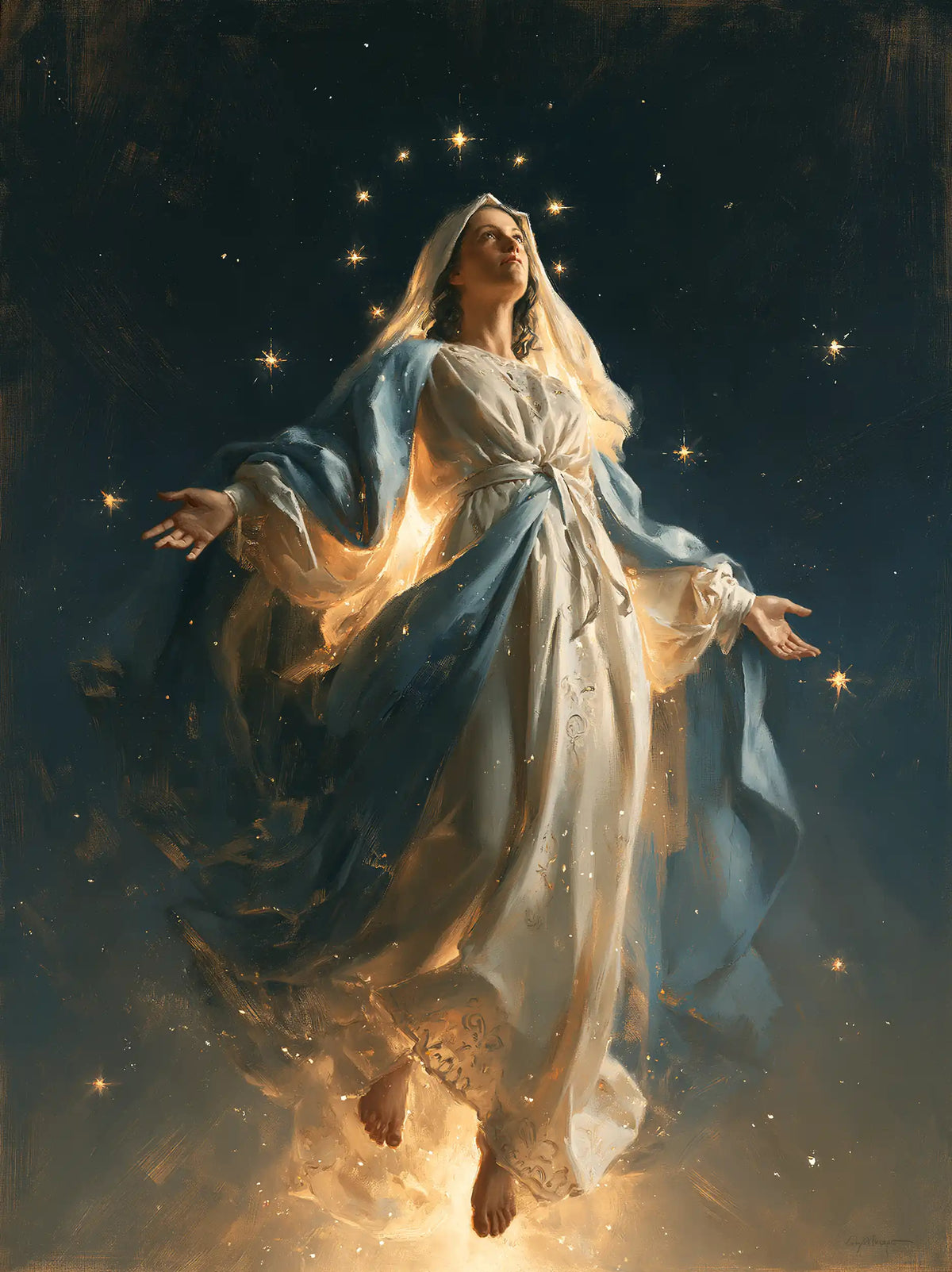 The Assumption of Mary — Bare Feet in Starlight