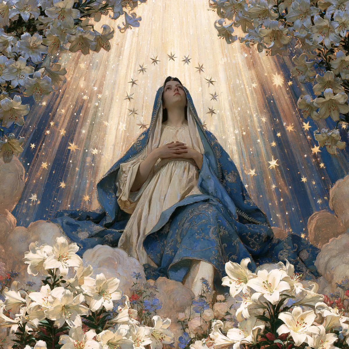 The Assumption of Mary — Recollection in the Cradle of Lilies