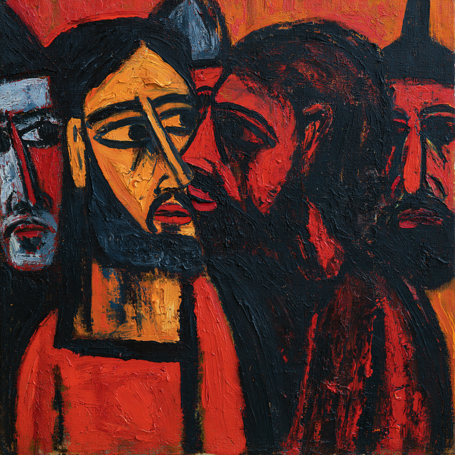 The Betrayal of Judas - Expressionist · Square n° 1