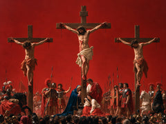The Crucifixion – Calvary Beneath the Crimson Sky