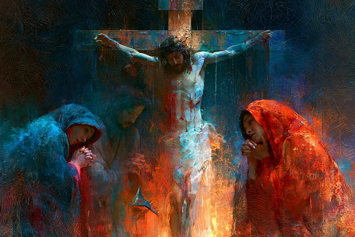 The Crucifixion - Expressionist · Landscape n° 19