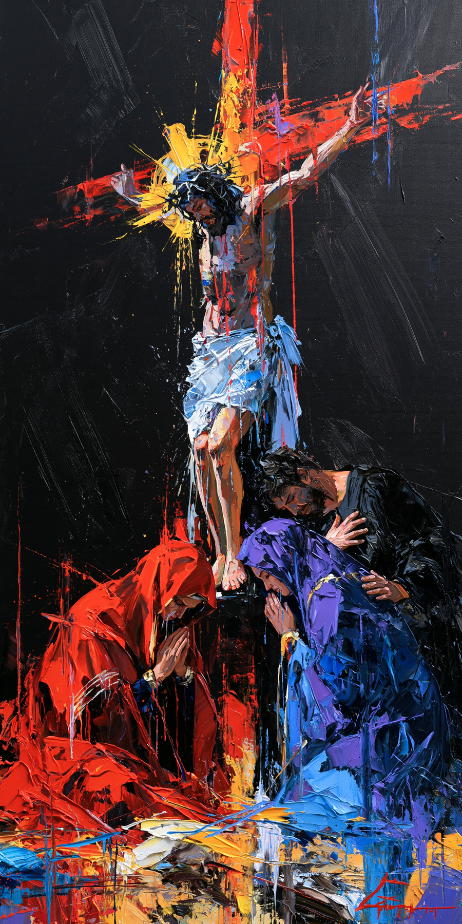 The Crucifixion - Expressionist · Portrait n° 3
