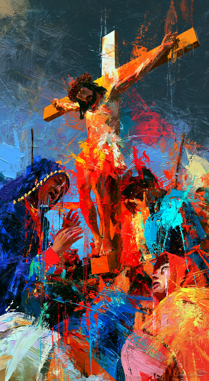 The Crucifixion — The Offering in Turquoise Daylight
