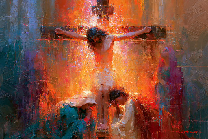 The Crucifixion — The Glow between Two Bowed Heads