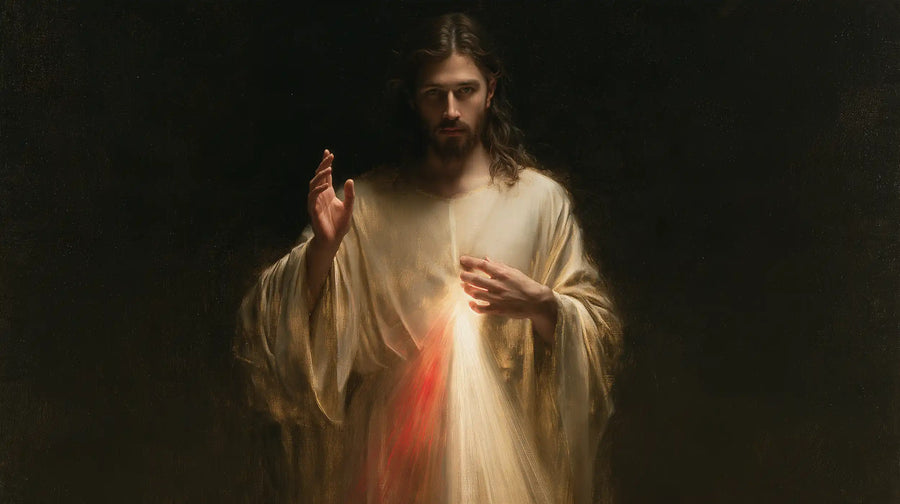 Divine Mercy Jesus - Contemporary Minimalism · Landscape n° 2