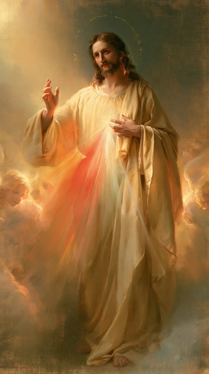 Divine Mercy Jesus - Glory of the Merciful Christ · Portrait n° 1