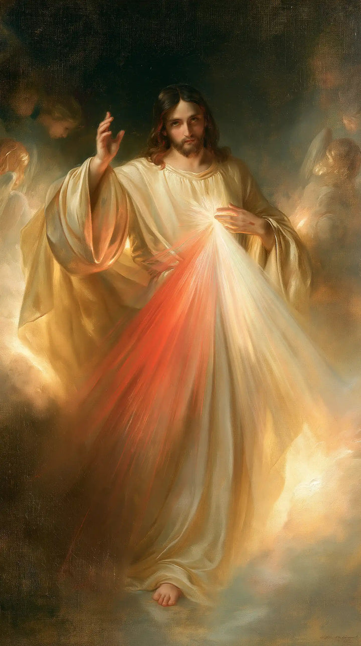 Divine Mercy Jesus - Glory of the Merciful Christ · Portrait n° 3