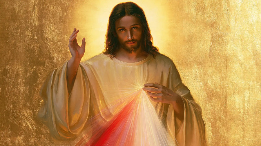 Divine Mercy Jesus - Sacred Gold · Landscape n° 11