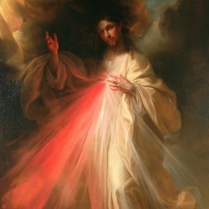 Divine Mercy Jesus - Theatrical Baroque · Square n° 3