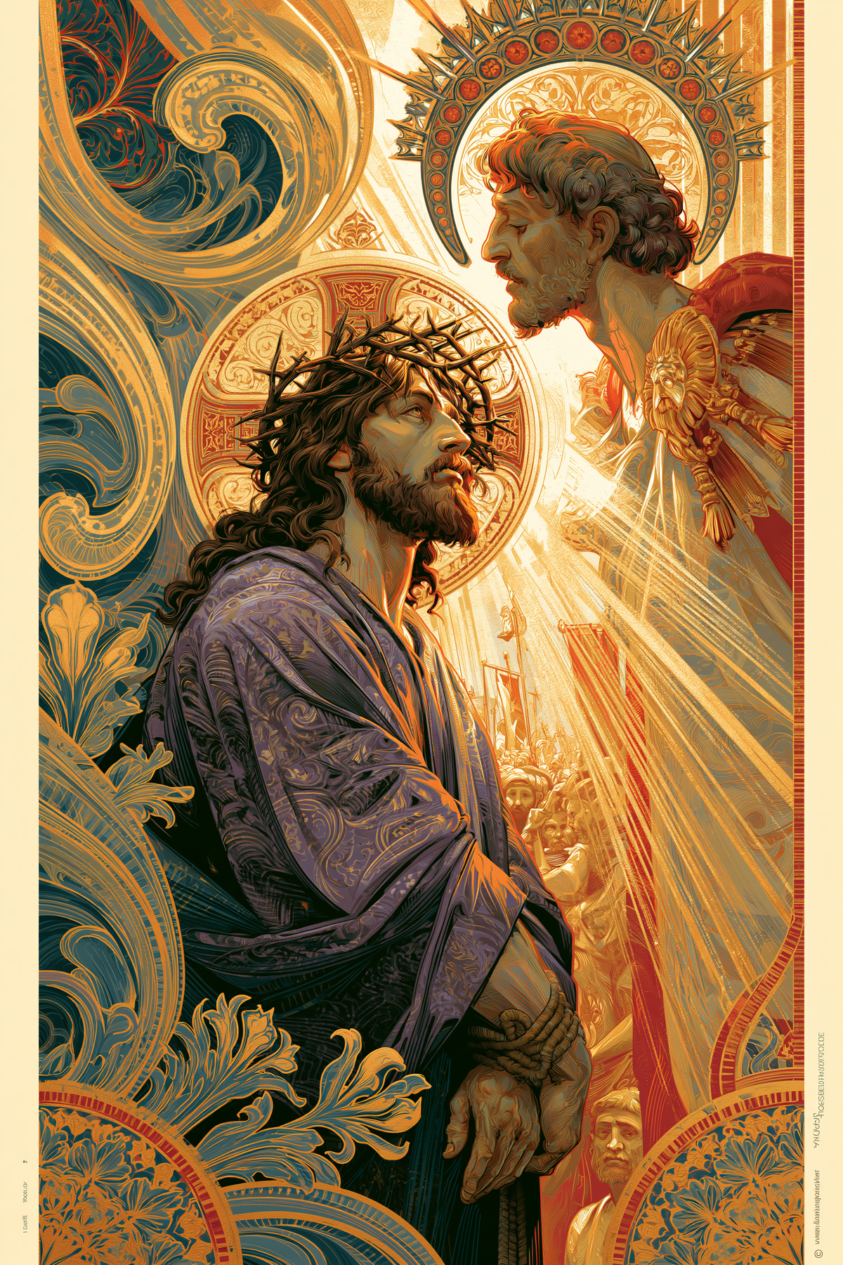 Ecce Homo - Sacred Art Nouveau · Portrait n° 9