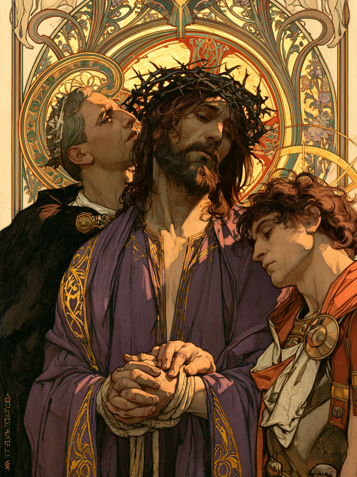 Ecce Homo - Sacred Art Nouveau · Portrait n° 14