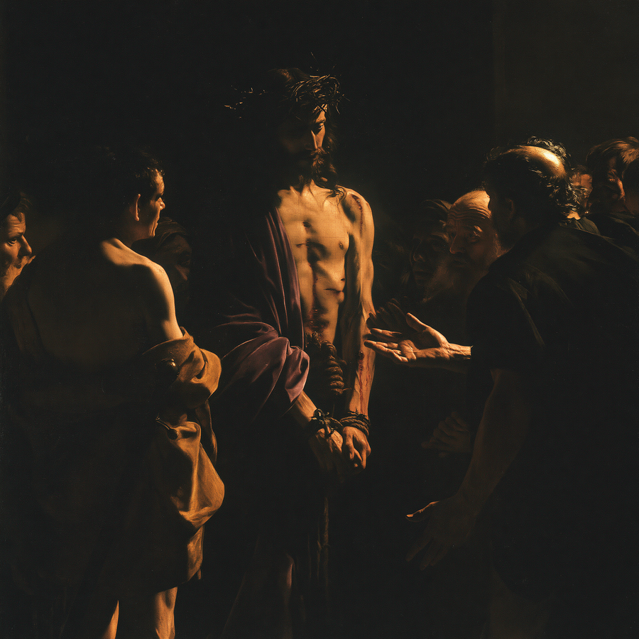 Ecce Homo - Caravaggio - tenebrism · Square n° 1