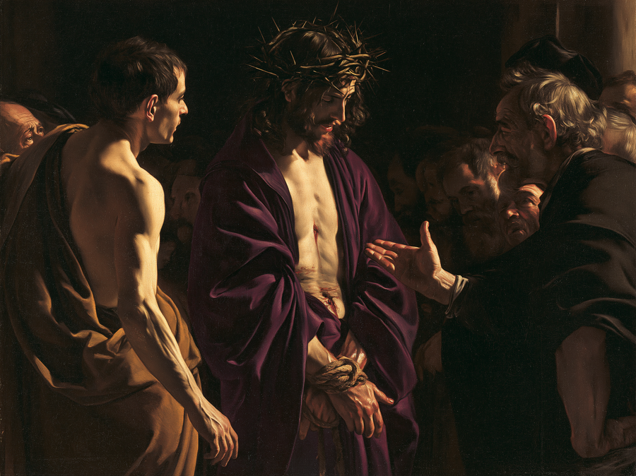 Ecce Homo - Caravaggio - tenebrism · Landscape n° 8