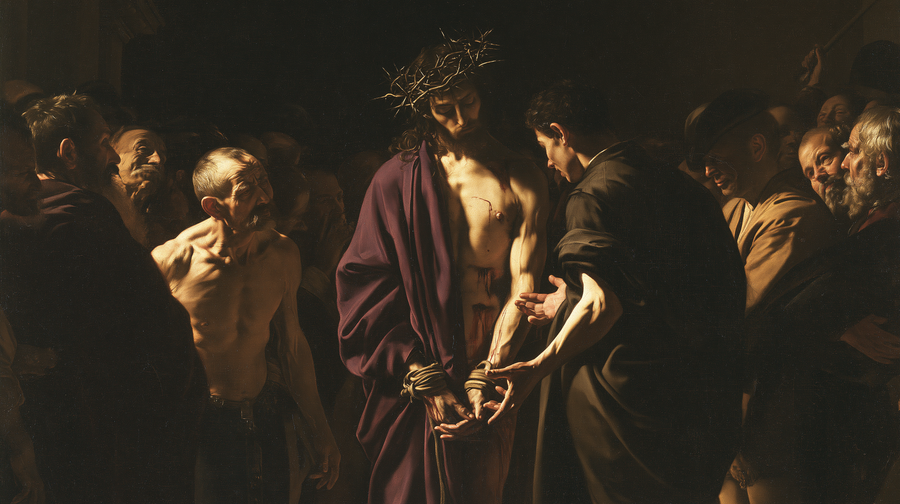 Ecce Homo - Caravaggio - tenebrism · Landscape n° 13