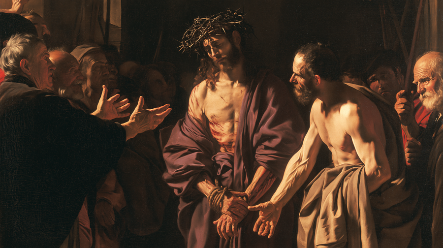 Ecce Homo - Caravaggio - darkness · Landscape n° 15