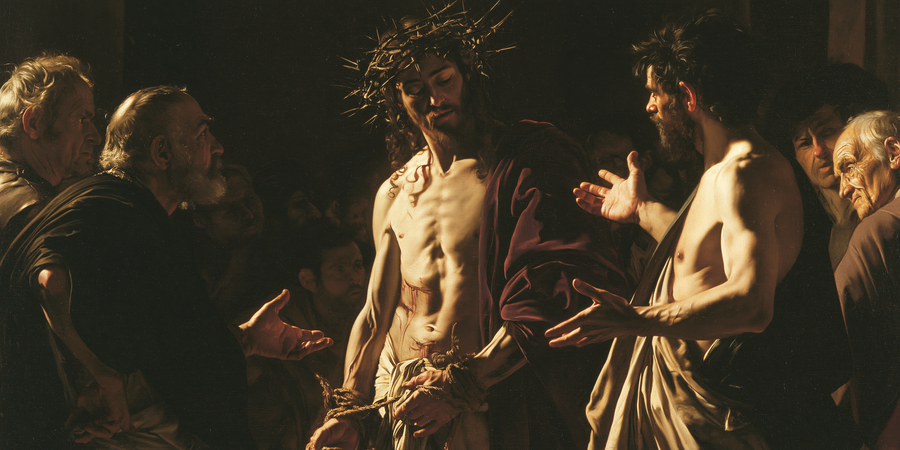 Ecce Homo - Caravaggio - tenebrism · Landscape n° 17