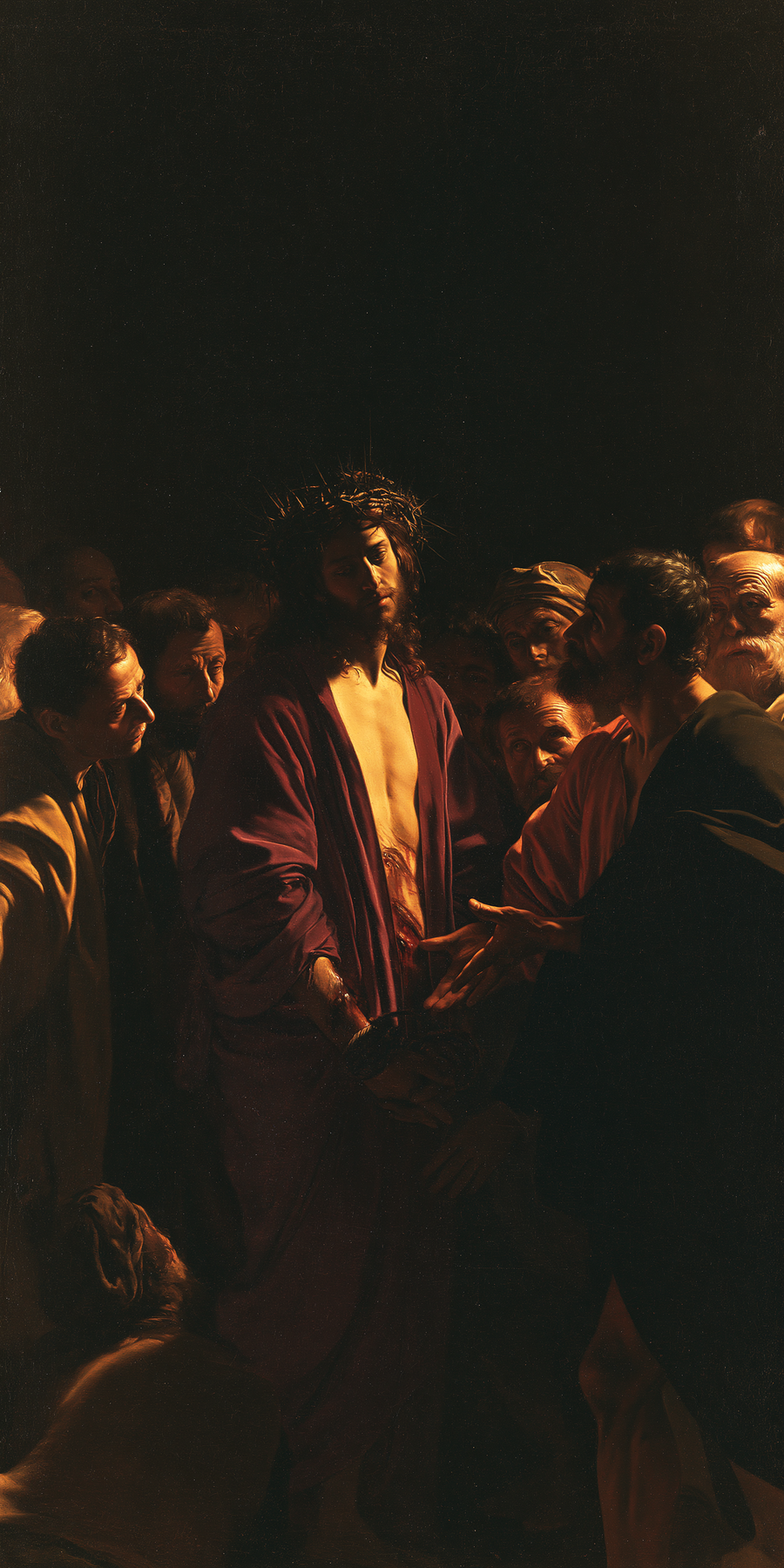 Ecce Homo - Caravaggio - tenebrism · Portrait n° 2