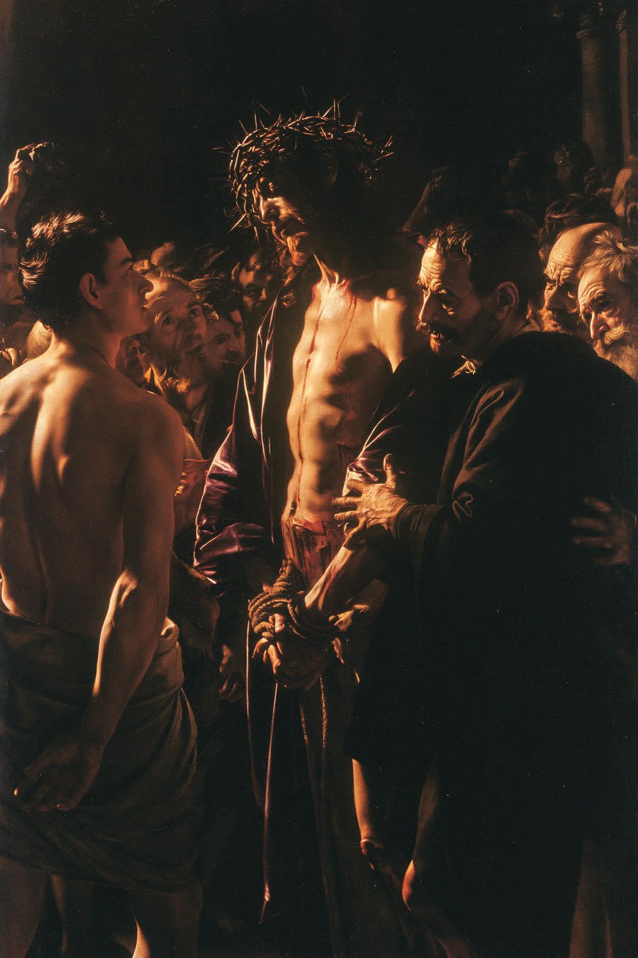 Ecce Homo - Caravaggio - tenebrism · Portrait n° 14