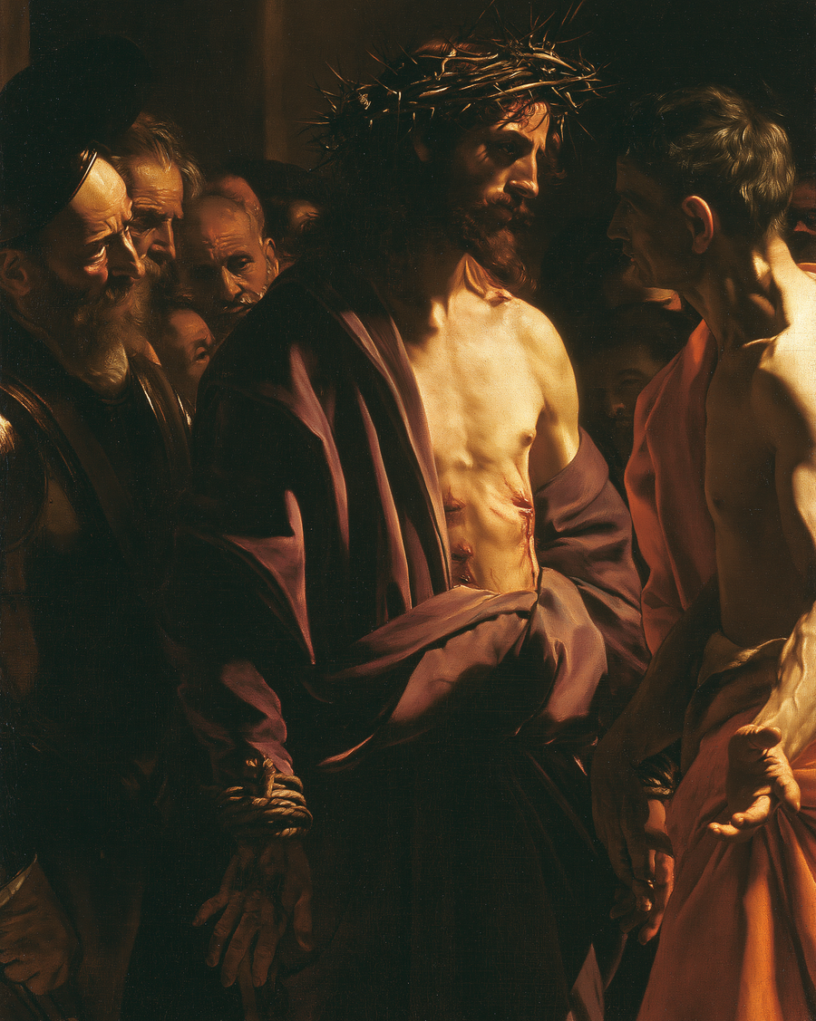 Ecce Homo - Caravaggio - tenebrism · Portrait n° 19