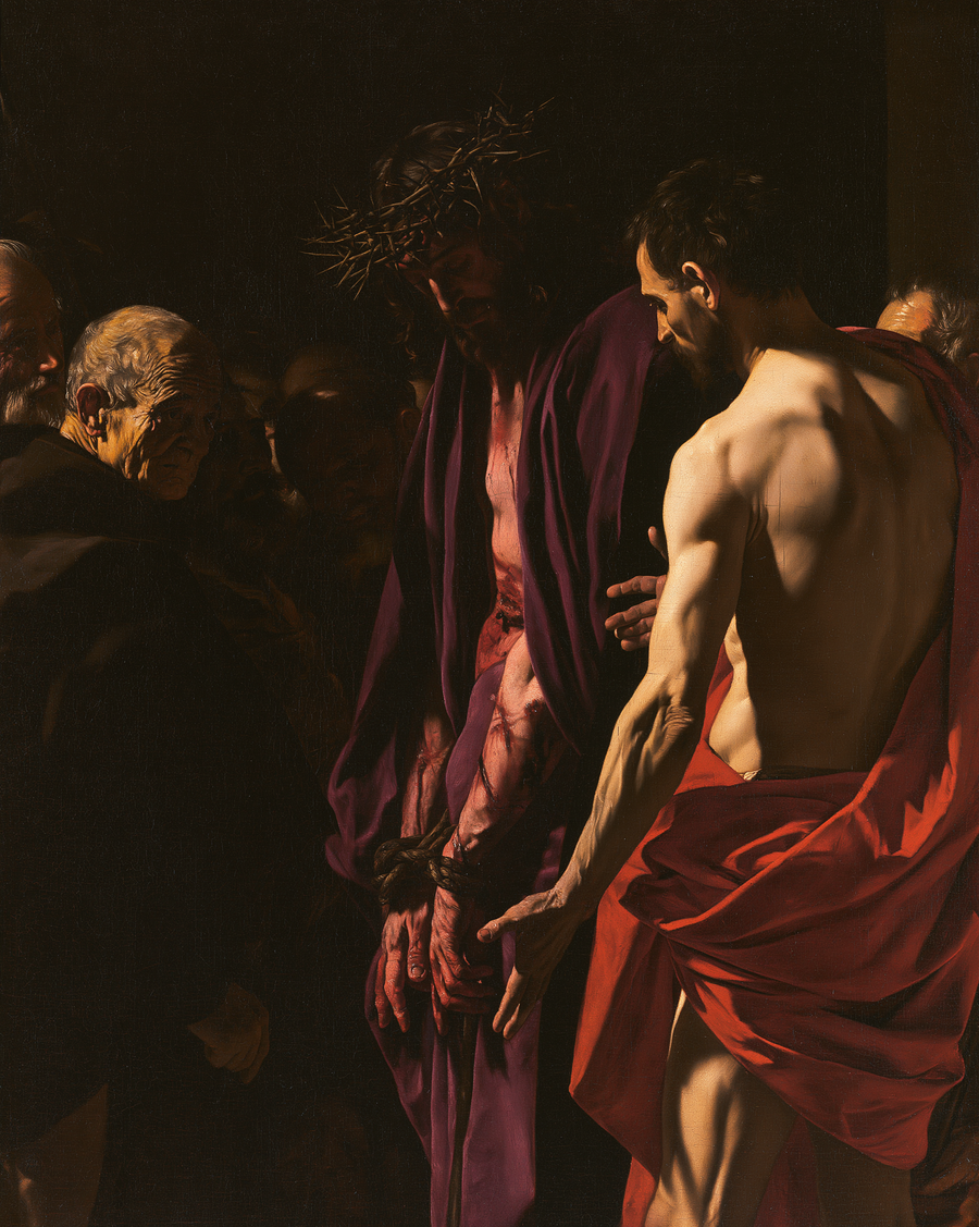 Ecce Homo - Caravaggio - tenebrism · Portrait n° 20
