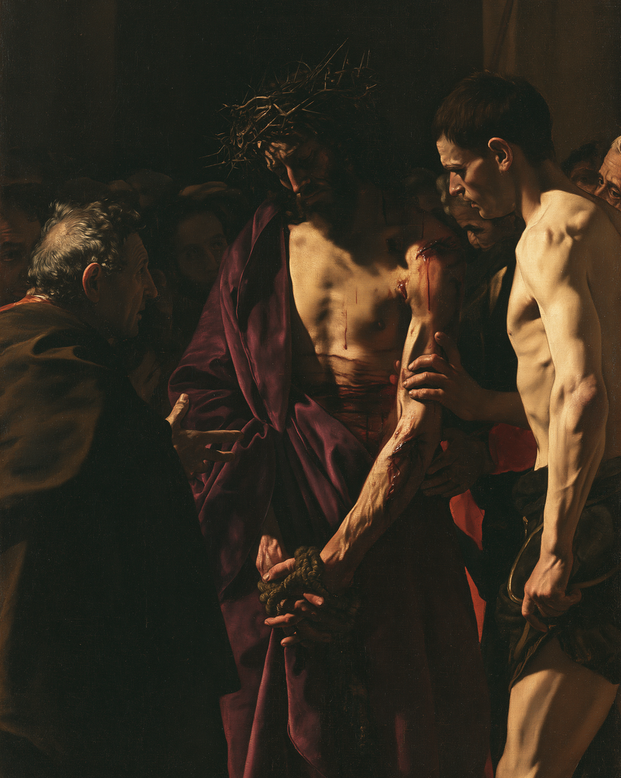 Ecce Homo - Caravaggio - tenebrism · Portrait n° 21