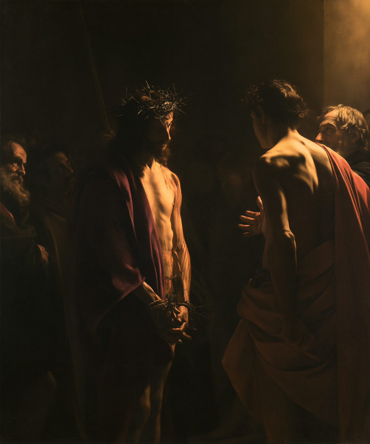 Ecce Homo - Caravaggio - tenebrism · Portrait n° 23