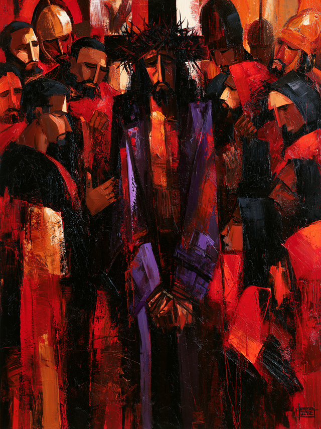 Ecce Homo — Purple Amid the Crowd’s Shards
