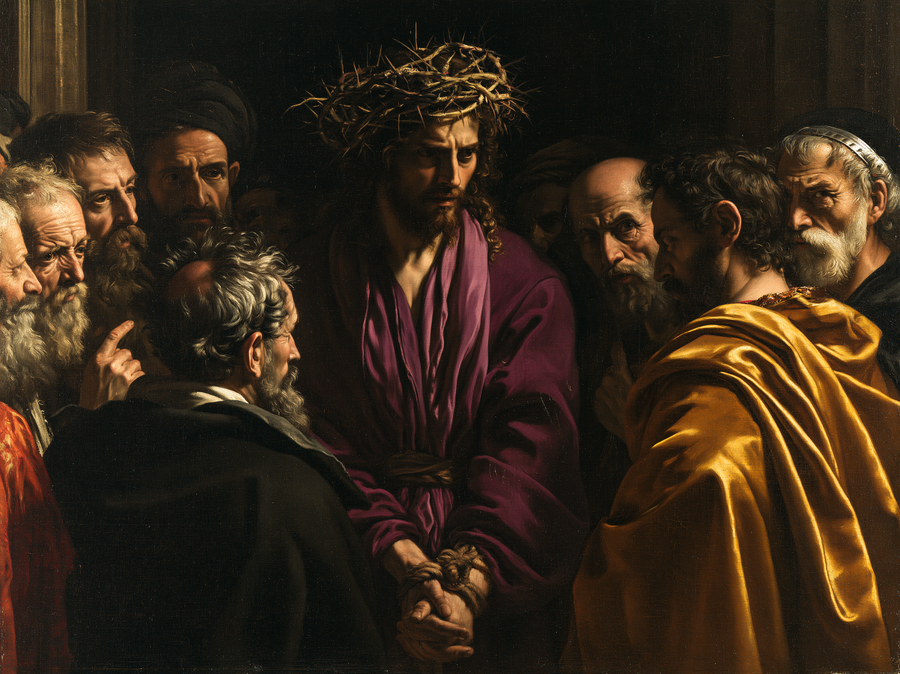Ecce Homo - Black and gold · Landscape n° 11