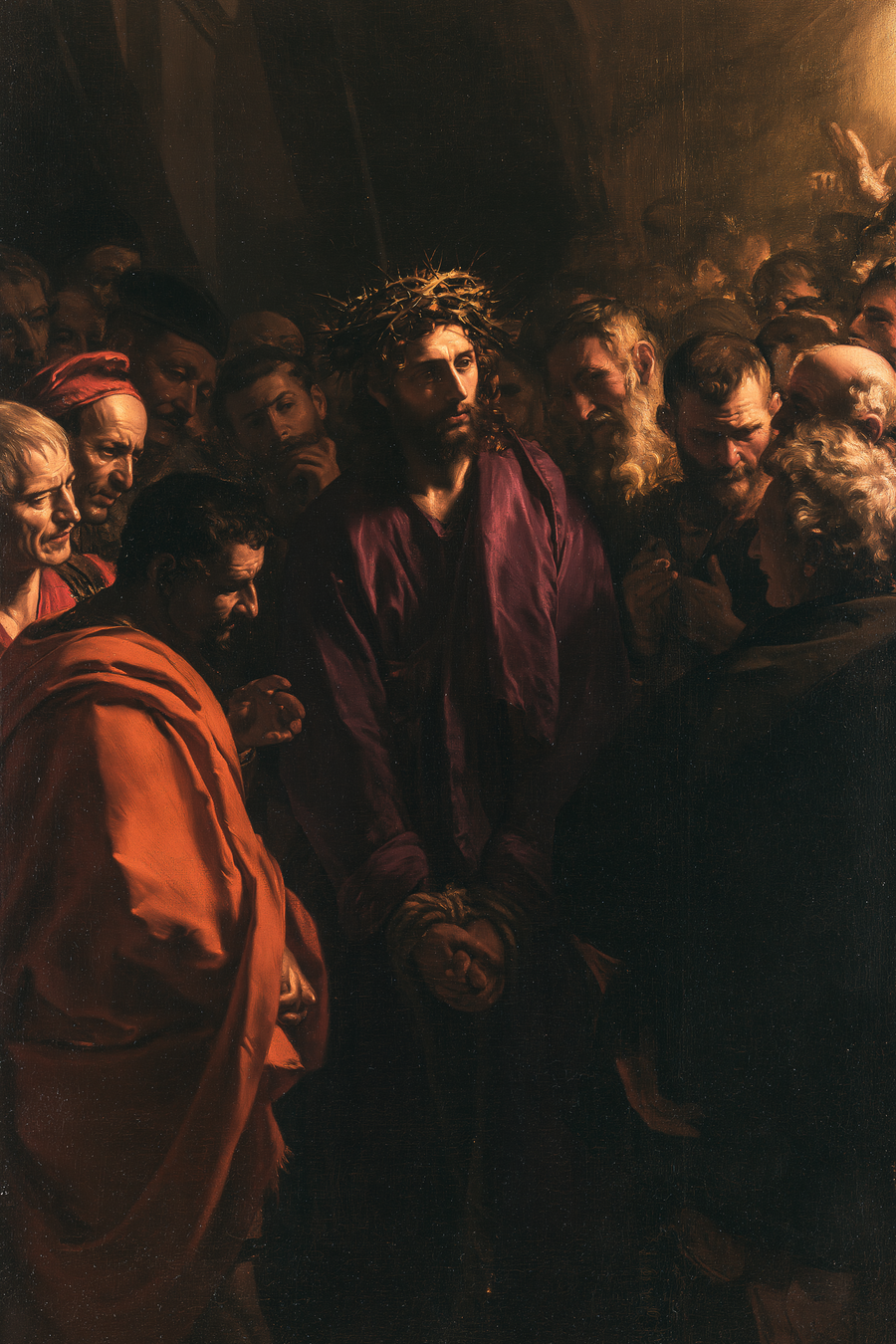 Ecce Homo - Black and gold · Portrait n° 15
