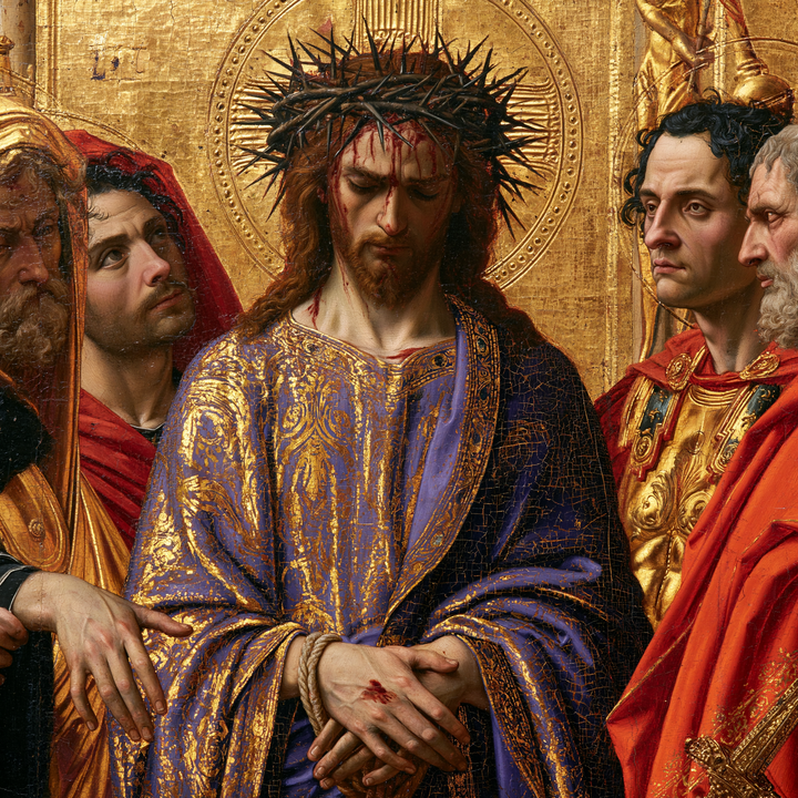 Ecce Homo - Священный золотой · Квадрат № 2