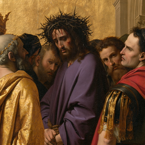 Ecce Homo - Священный золотой · Квадрат № 3 - Христианское искусство