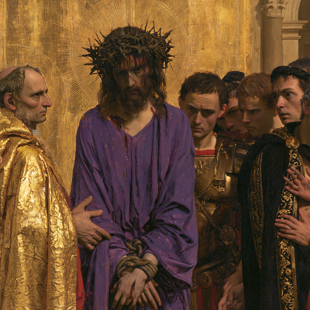 Ecce Homo - Священный золотой · Квадрат № 4 - Христианское искусство