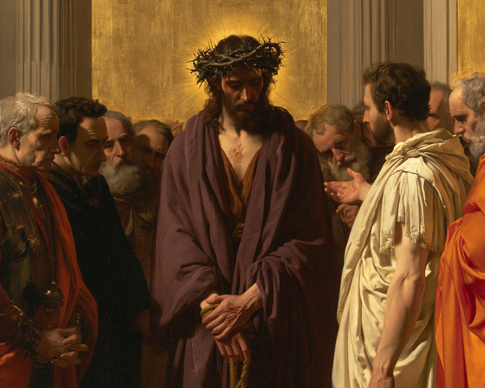 Ecce Homo - Священный золотой · Пейзаж № 4 - Христианское искусство